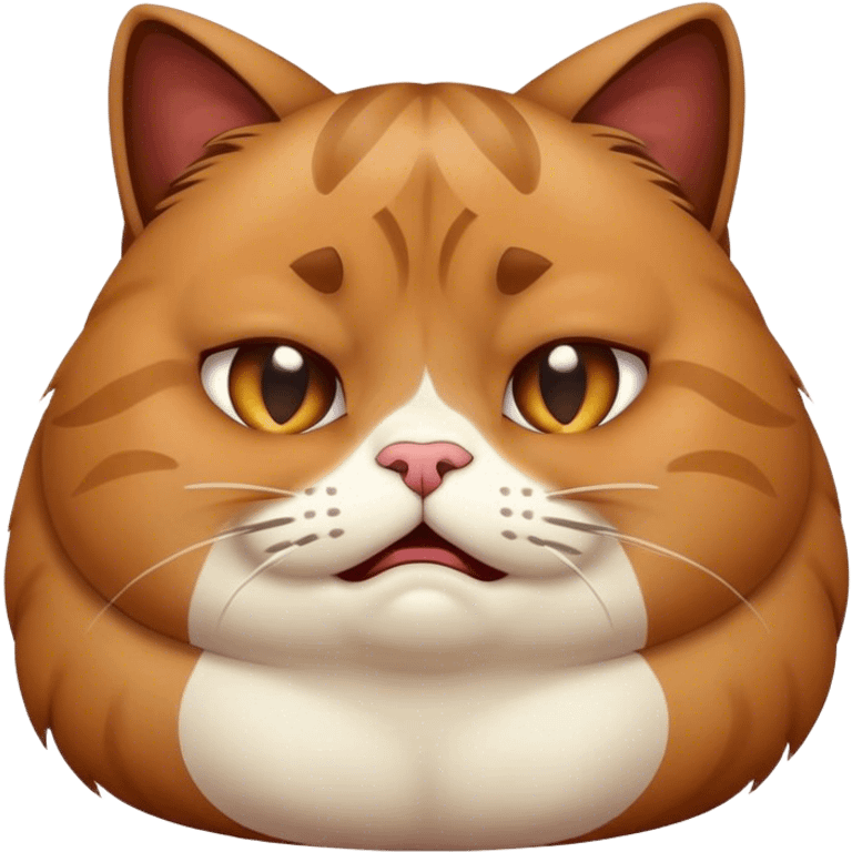 fat cat crying  emoji