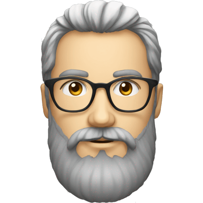 Majestic french bearded person with glasses emoji