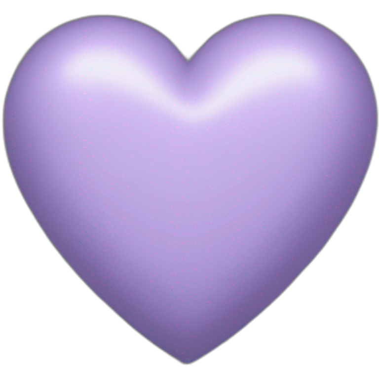 Pastel purple heart  emoji