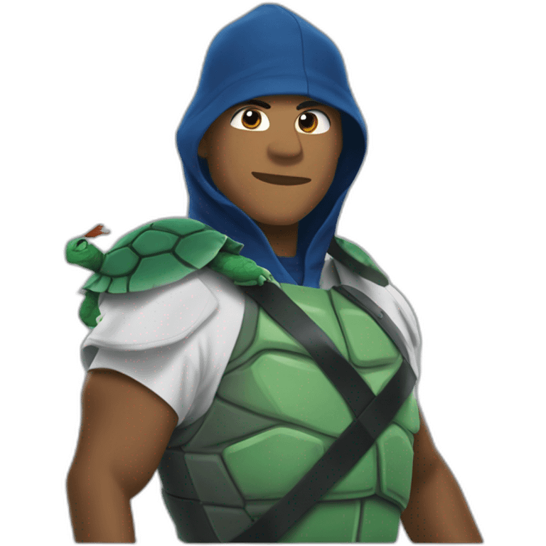 Mbappé en tortue ninja emoji