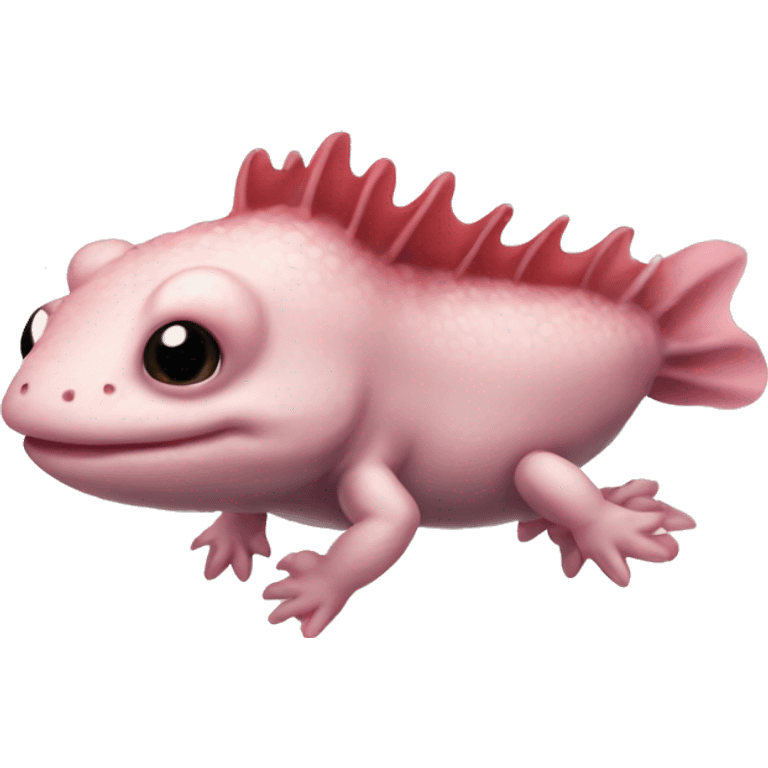 An axolotl emoji