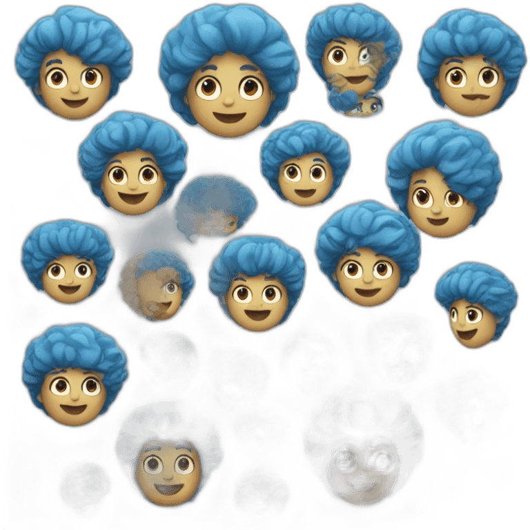 Blue-truck-with-wigs emoji