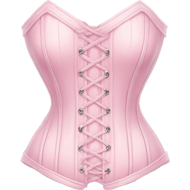 Pastel pink corset  emoji