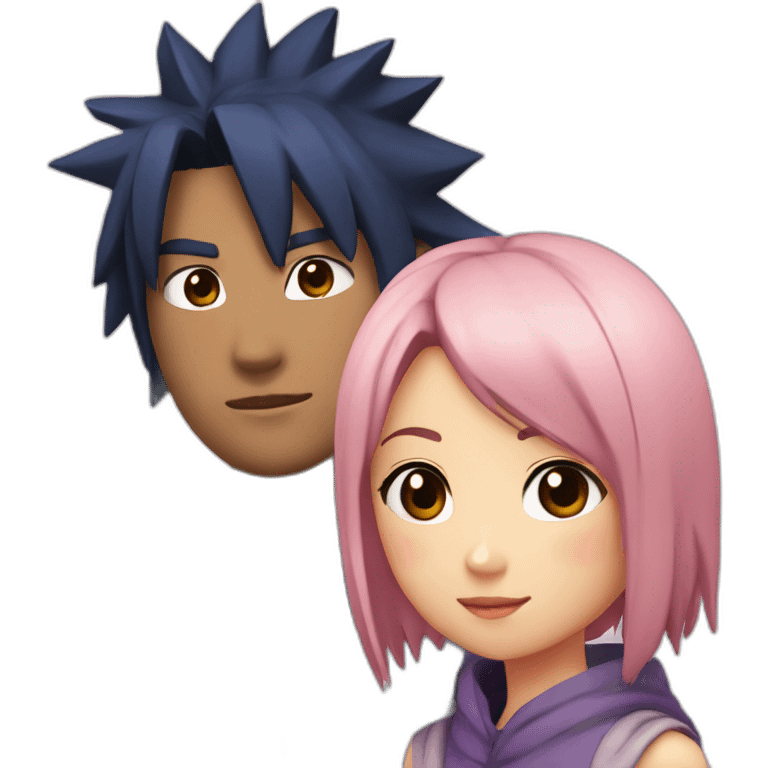 Sakura and sasuke emoji