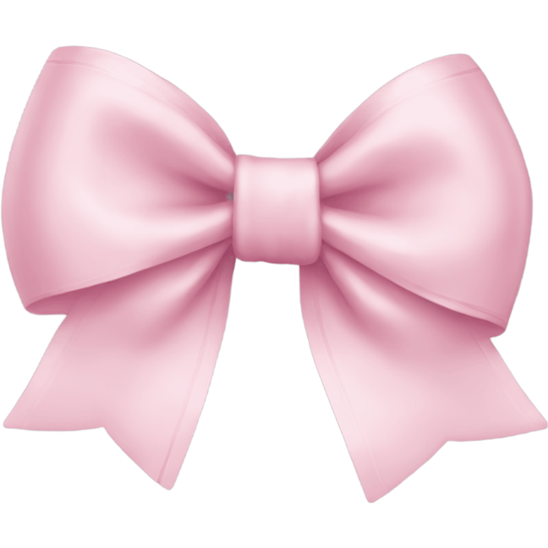 light pink bow emoji