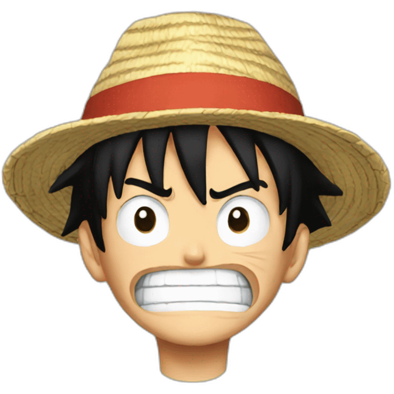 Luffy-angry emoji