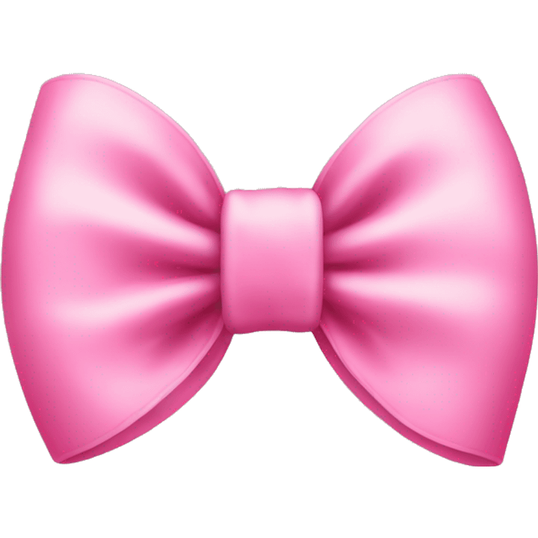 a cute pink bow emoji