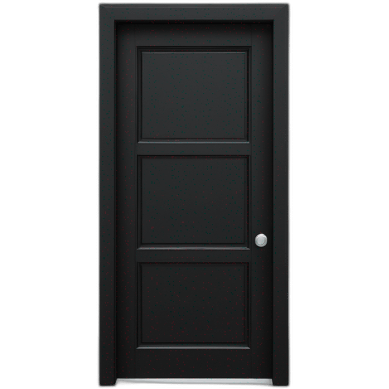 Large windowless rectangular matte black door whitek handle and a vertical BCD sight Adjace emoji