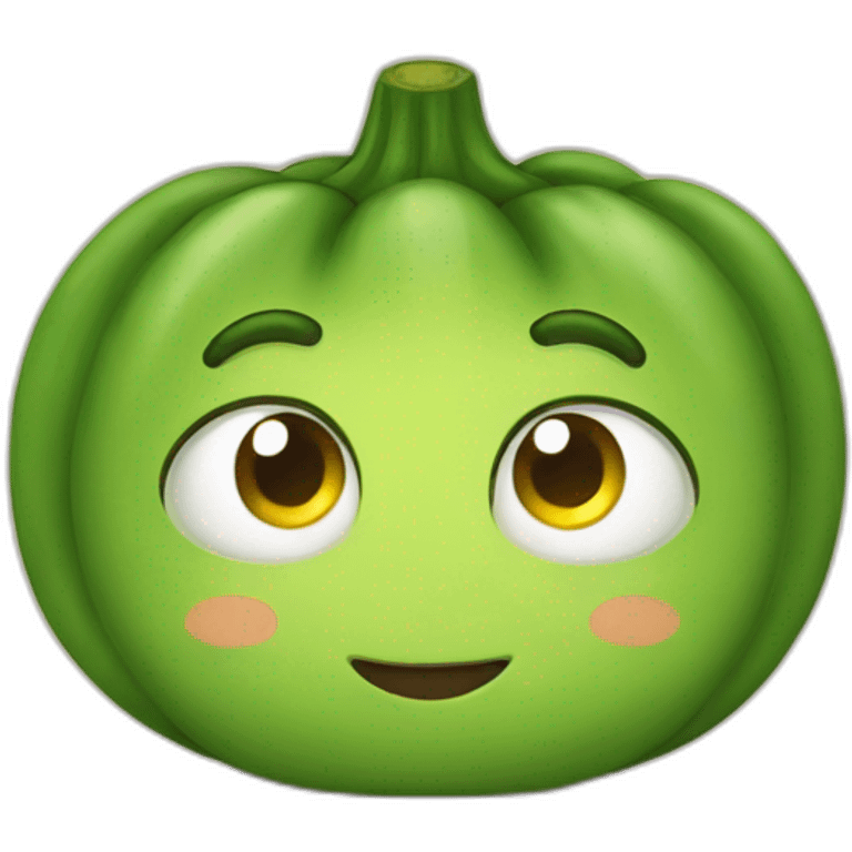 Cute cumber emoji