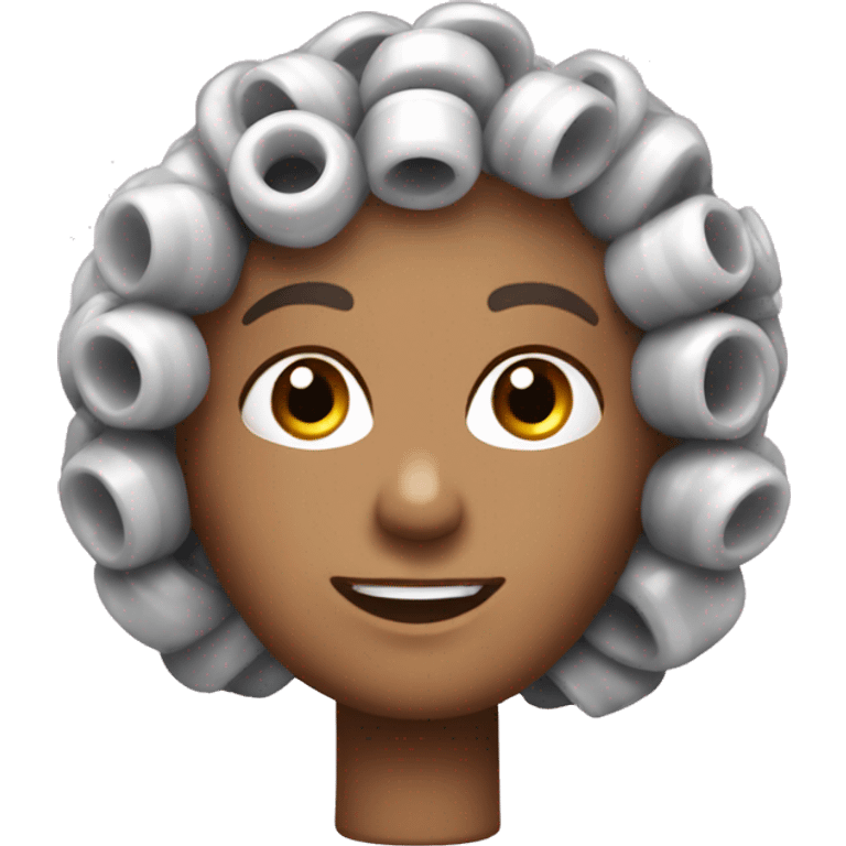 one plastic curler emoji