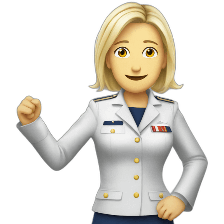 Marine Lepen politique emoji