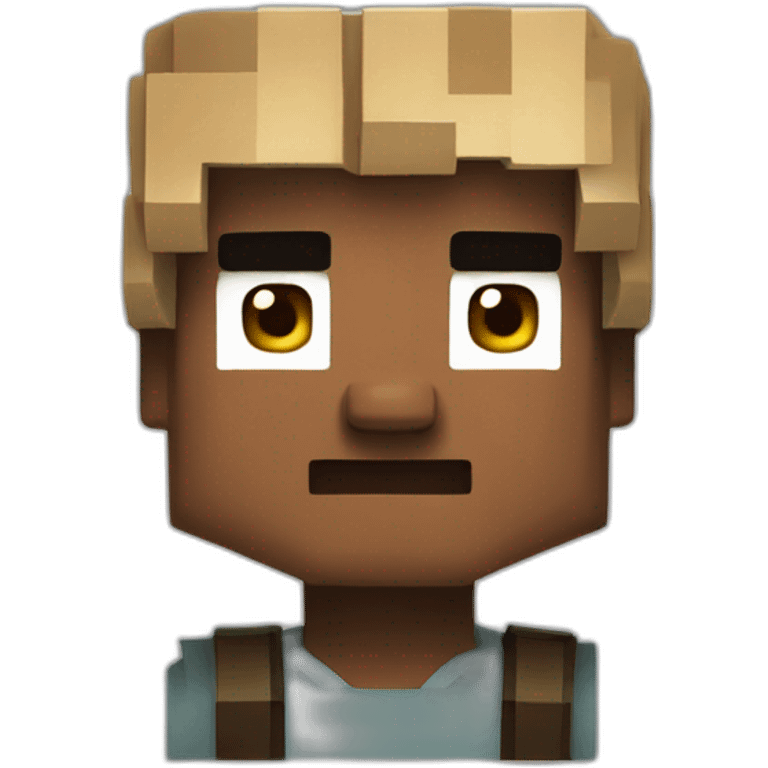 Steve of Minecraft emoji