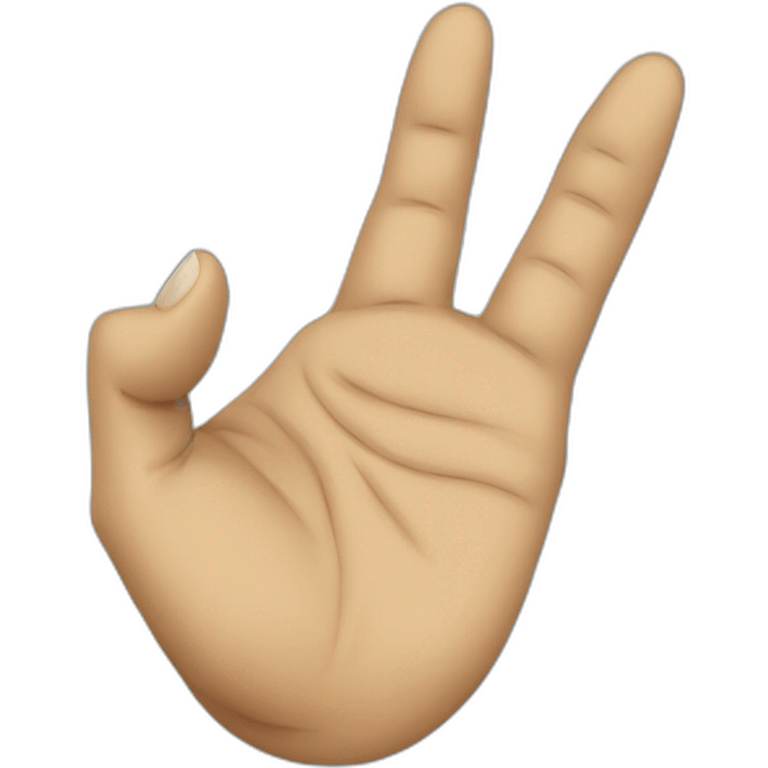 Star Trek Vulcan salute emoji