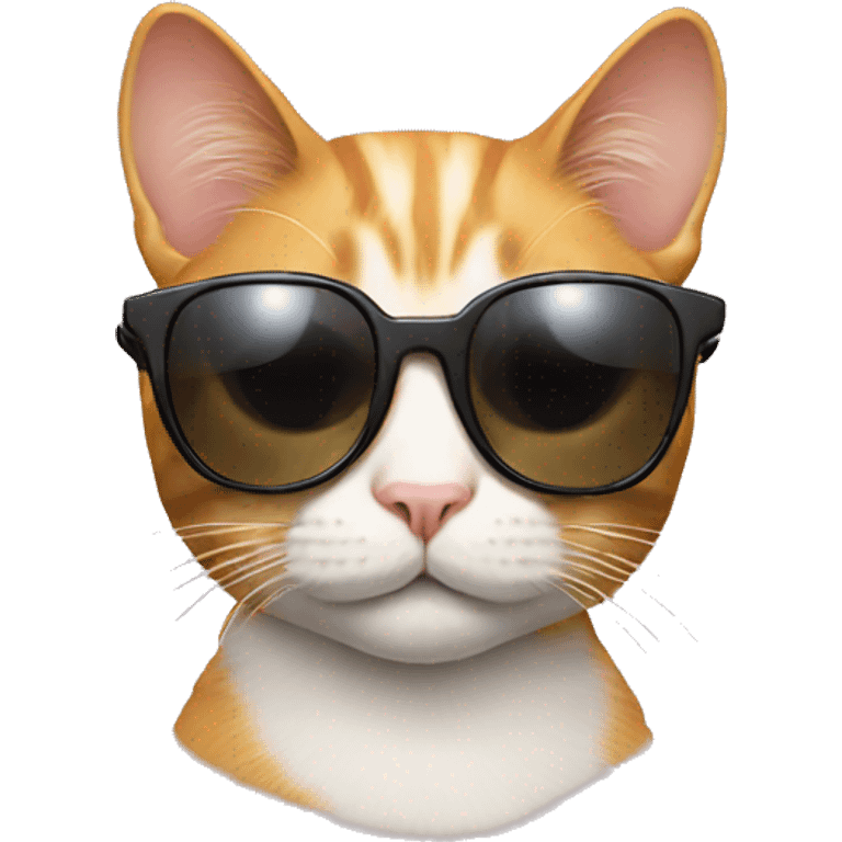 cat with sunglass emoji