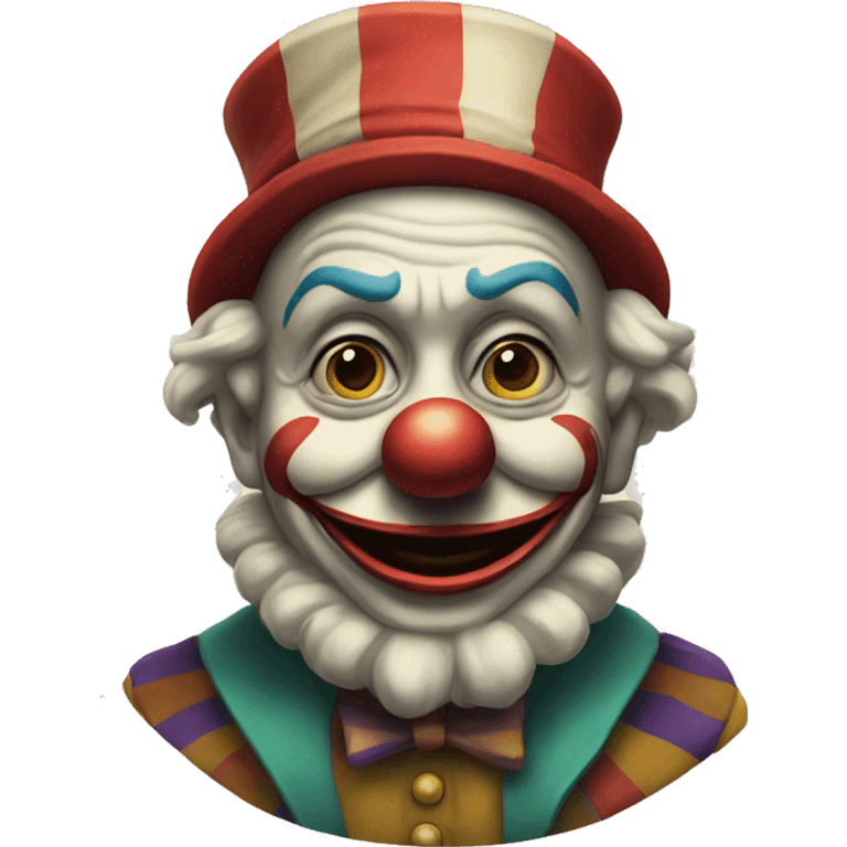 En old money clown emoji