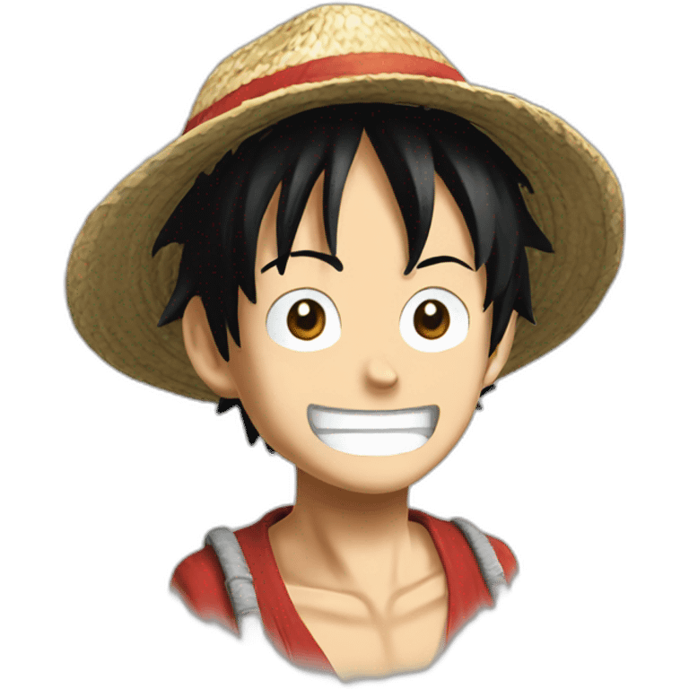 Luffy hi emoji