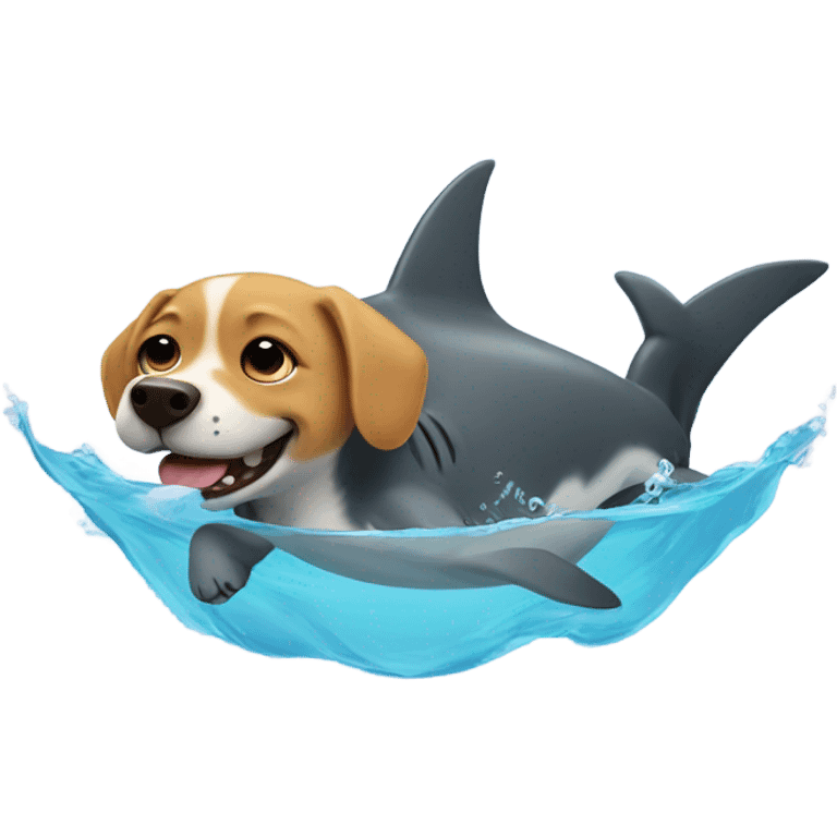 dog shark  emoji