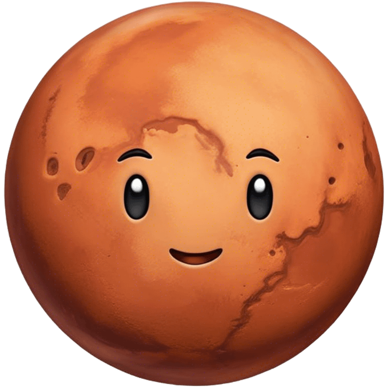 Planet Mars emoji