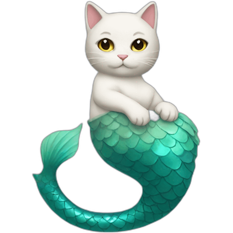 cat mermaid emoji