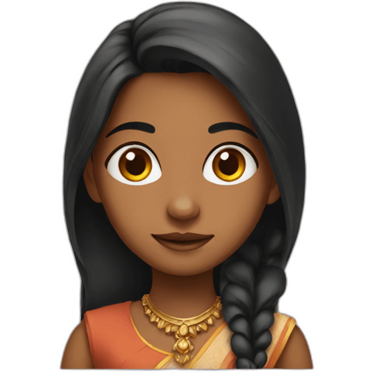 Indian girl emoji