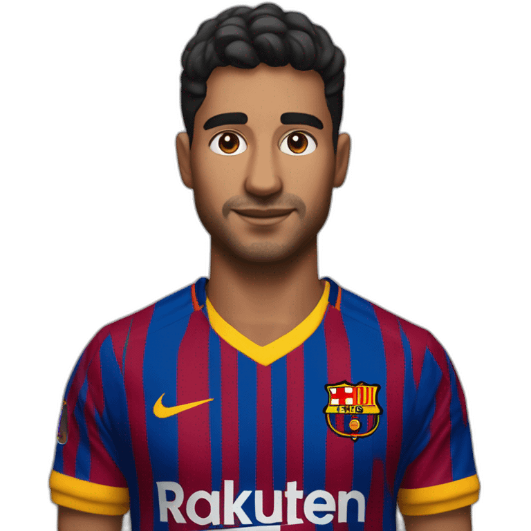 Ronald Araujo in Barcelona shirt emoji