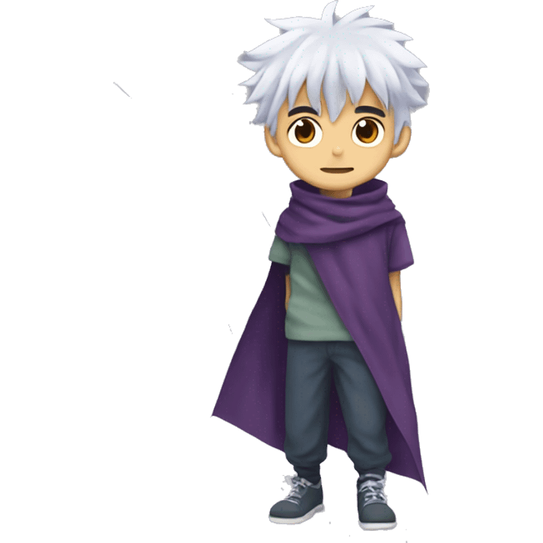 killua zoldick with kite emoji