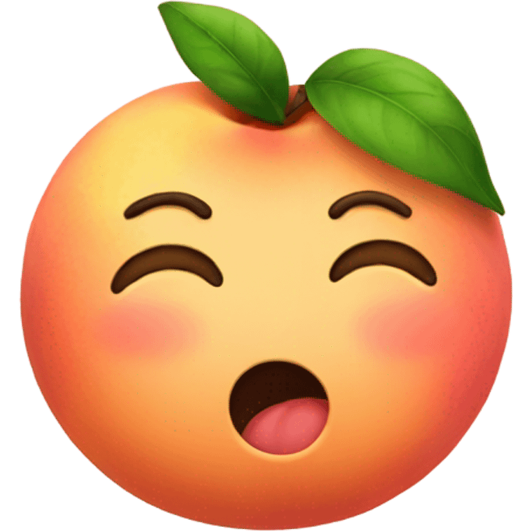 Peach emoji