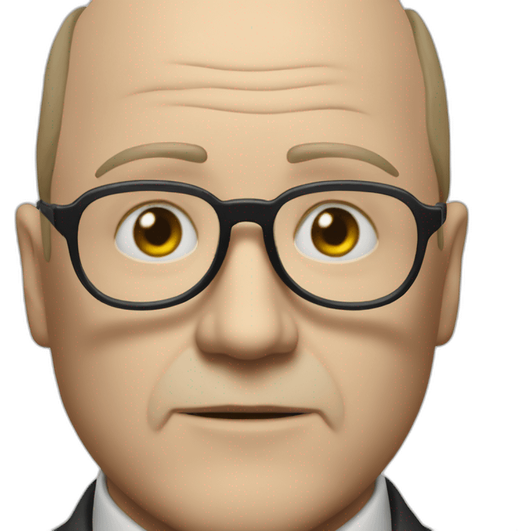 Raymond Reddington from "The Blacklist", old, glasses emoji