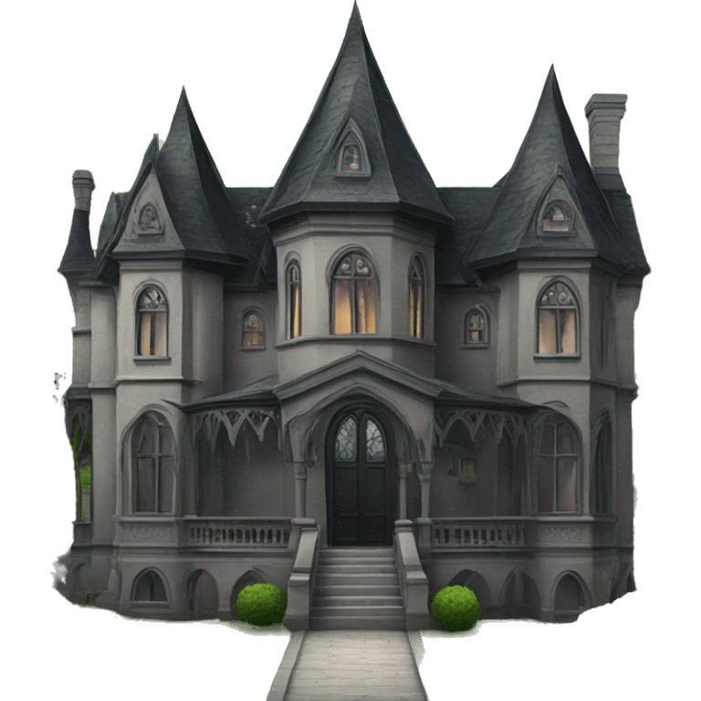 Gothic mansion emoji