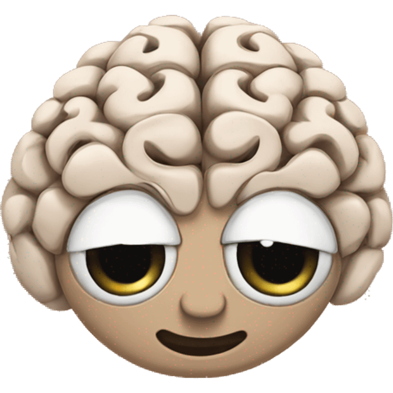 Tamil OM word in brain emoji