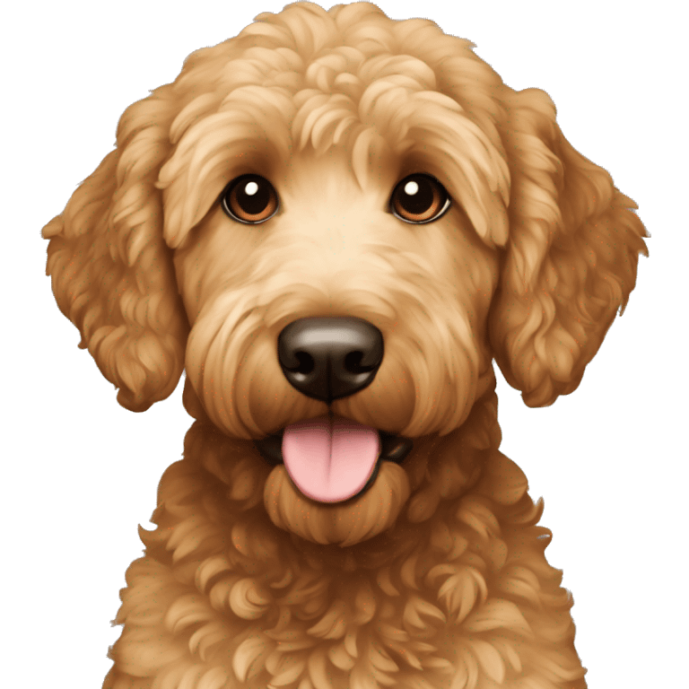 goldendoodle brown emoji