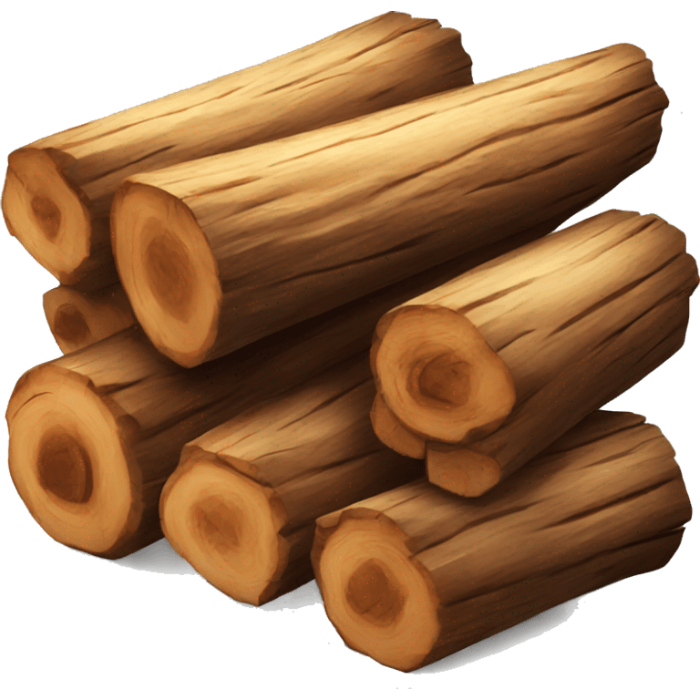 wood logs emoji