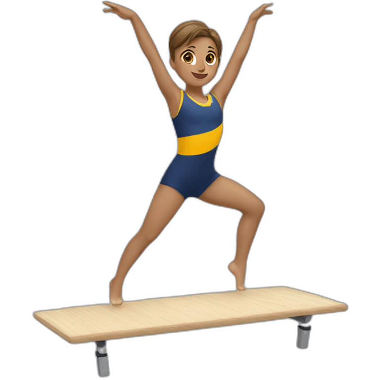 Gymnaste fliP arrire emoji