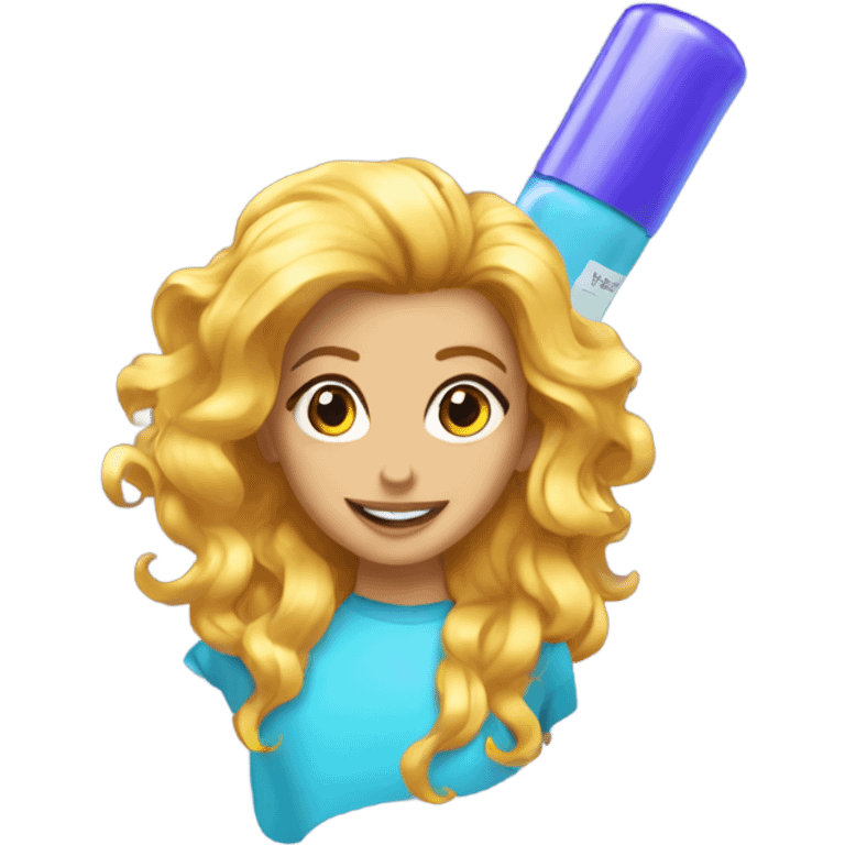 aquanet hair spray emoji