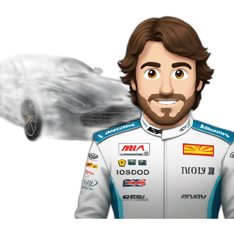 Fernando Alonso en Aston Martin emoji