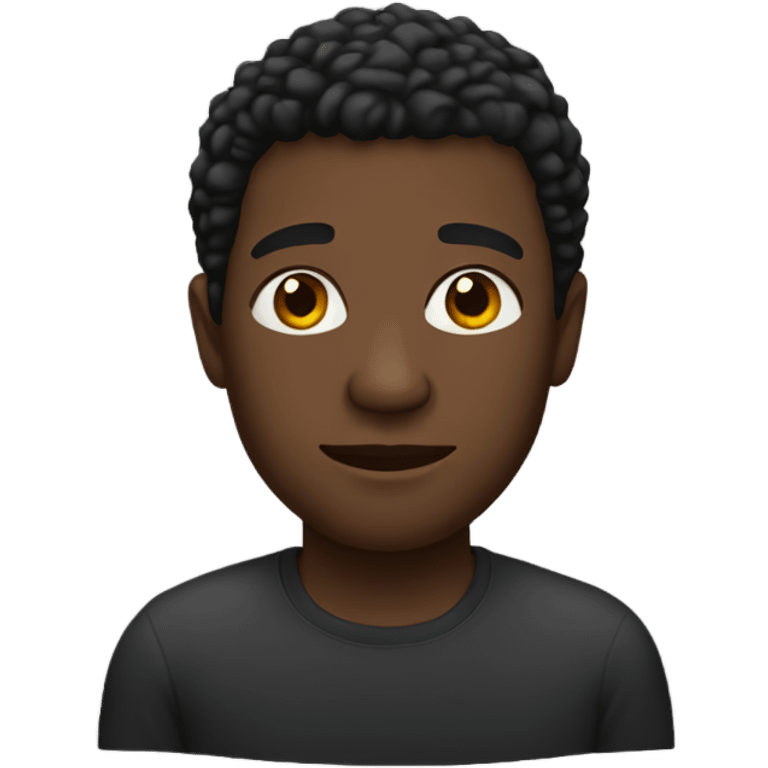 black man  emoji