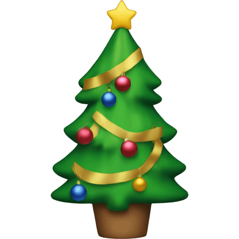 Decorating Christmas tree emoji