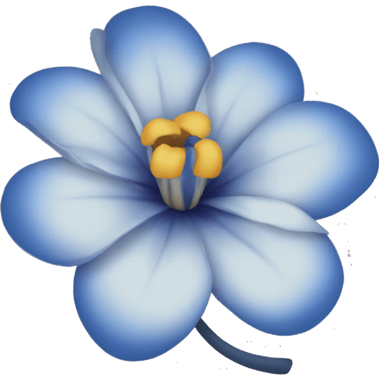 flor azul emoji