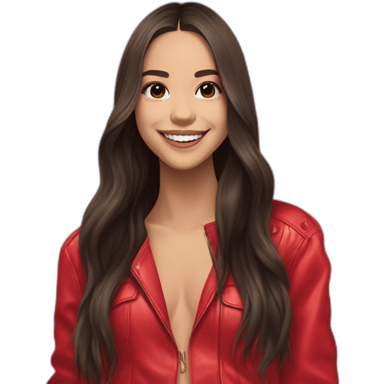 Olivia Rodrigo em um show no Rock in Rio emoji