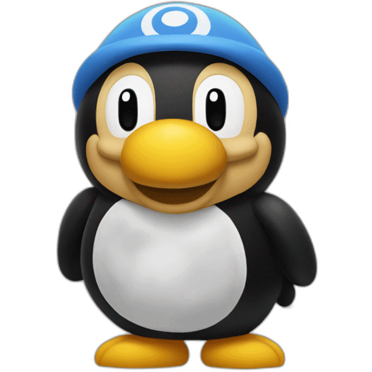 Pingouin Mario  emoji