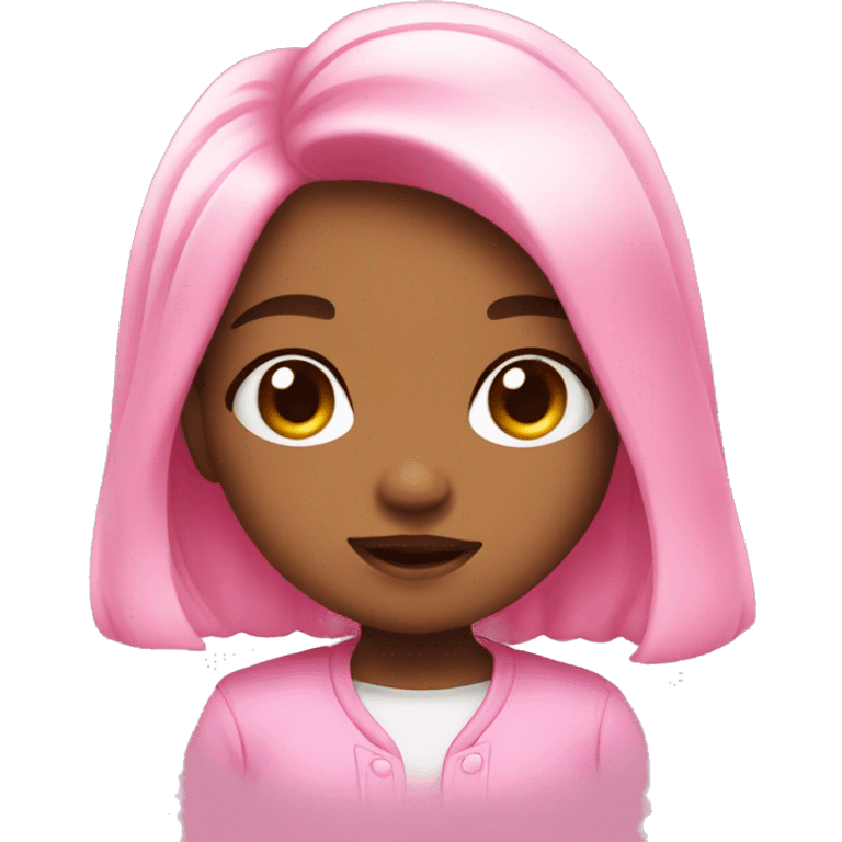 CUTE PINK CHIBI CHARACTER  emoji