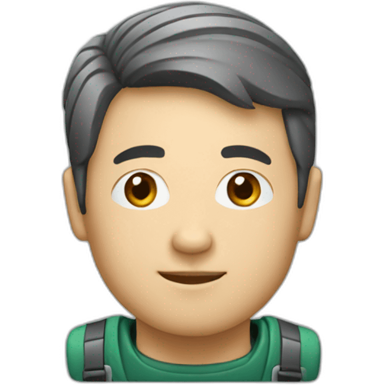 Asian Computer Research Engineer emoji