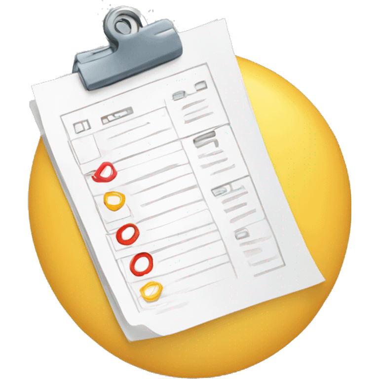 audit checklist document emoji