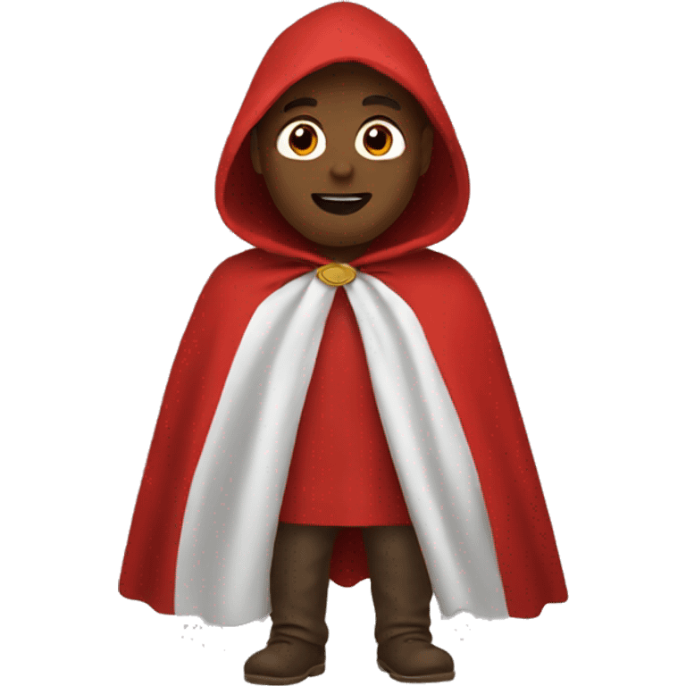 RED CAPE emoji