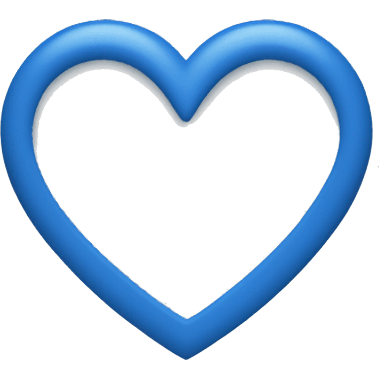 heart blue emoji