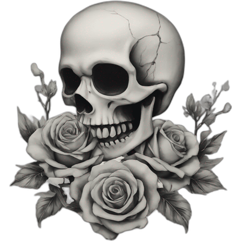 Momento Mori tattoo emoji