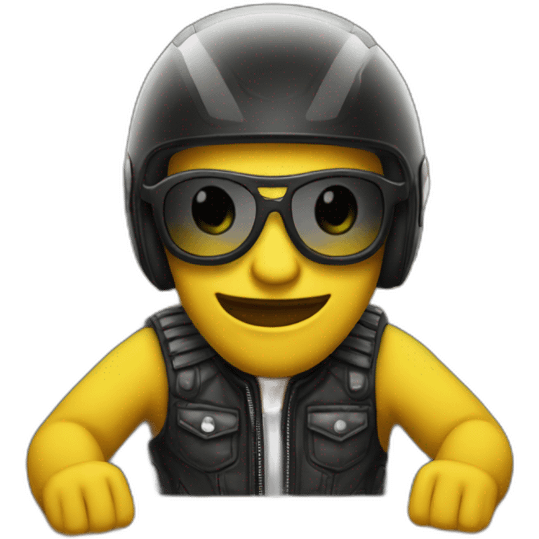 Motorcycle cafe raver  emoji