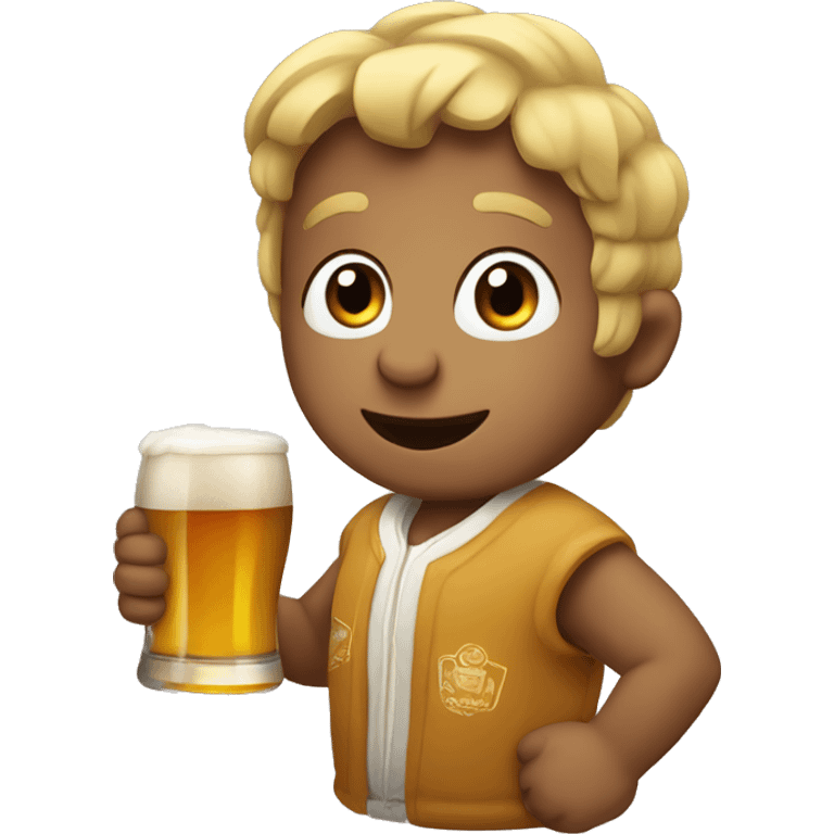 Bebiendo cerveza emoji