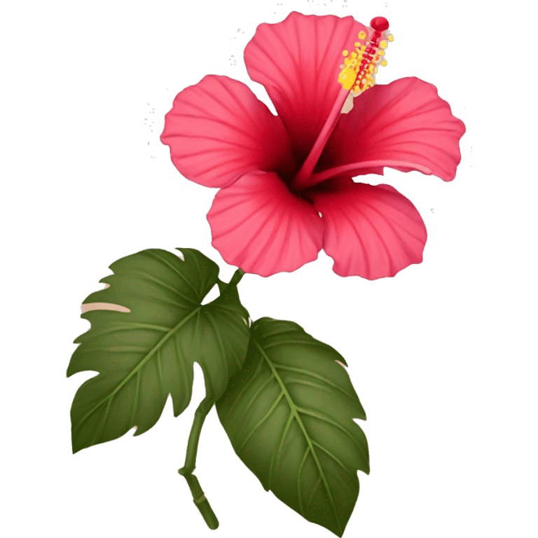 hibiscus emoji