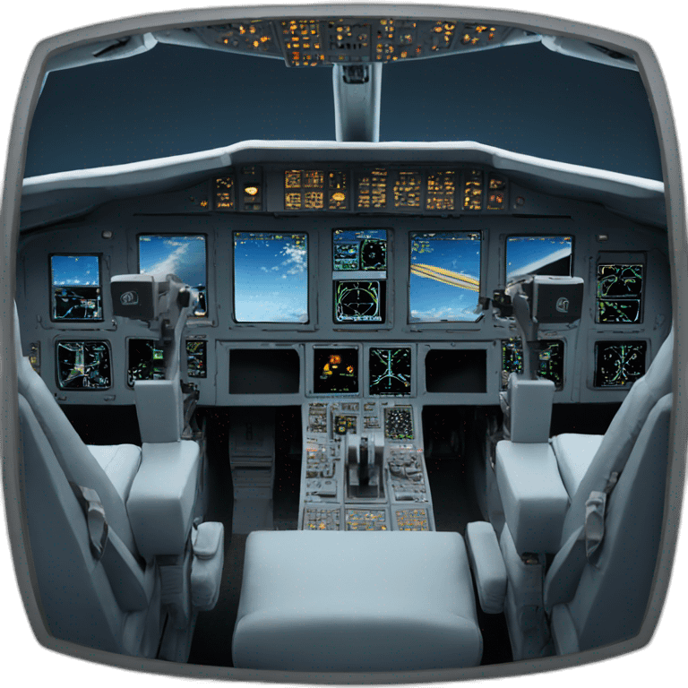 a plane cockpit emoji